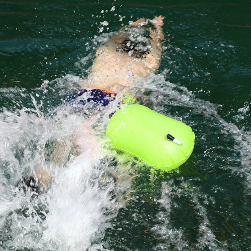 Swim Buoy Open Water - FSTE-Inflatable Swimming Pool Buoy Tow Float