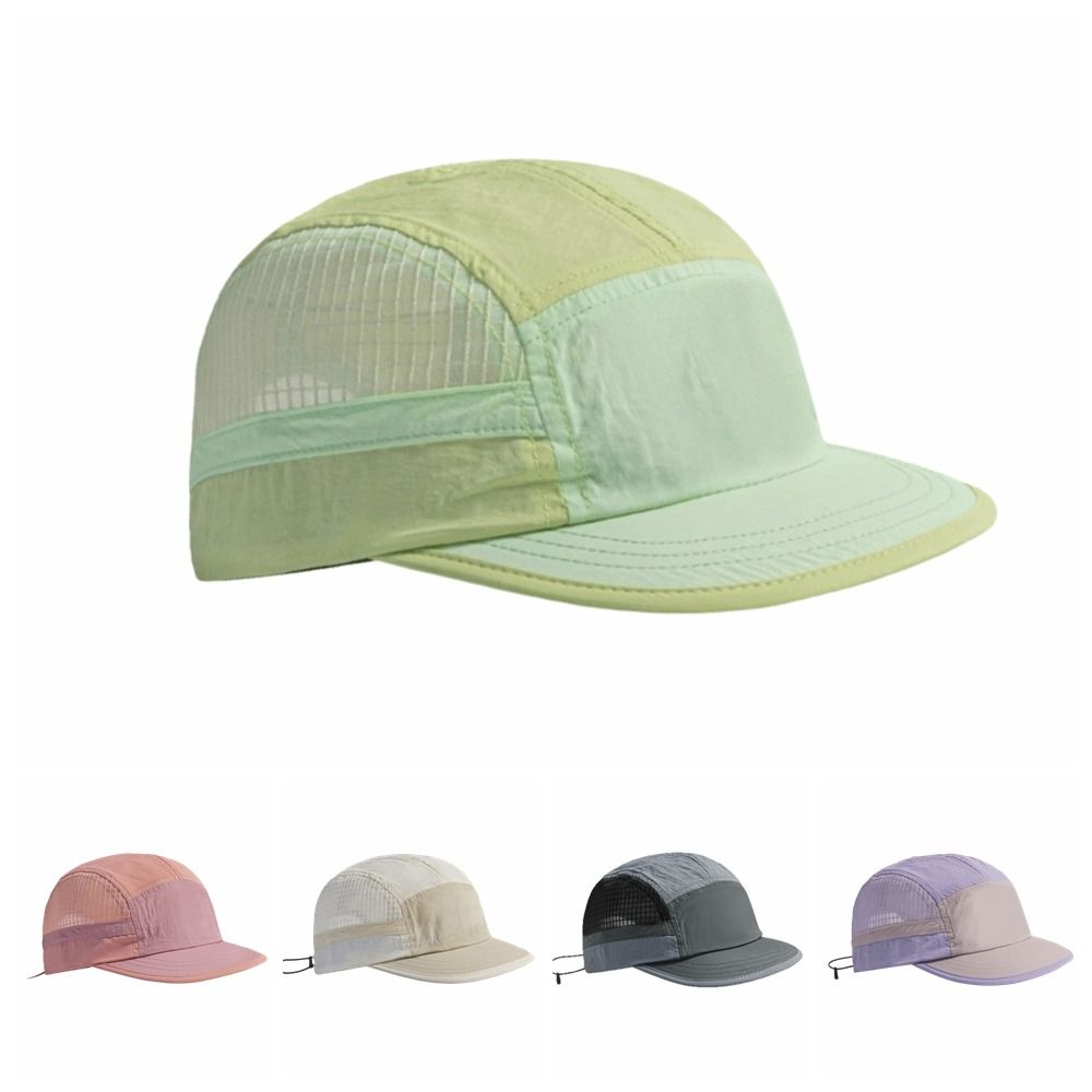 Aquatic Sports Hat - Color-Blocked Quick-drying Baseball Cap Retro 5-panel