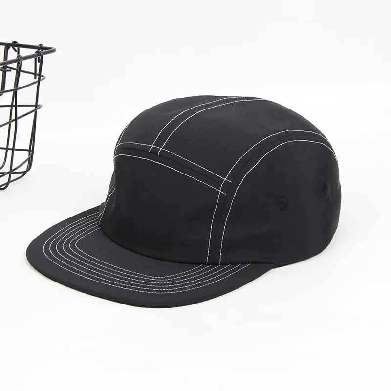Custom Logo Summer 5 Panel Uni - Aquatic Sports Hat ulasan dan harga