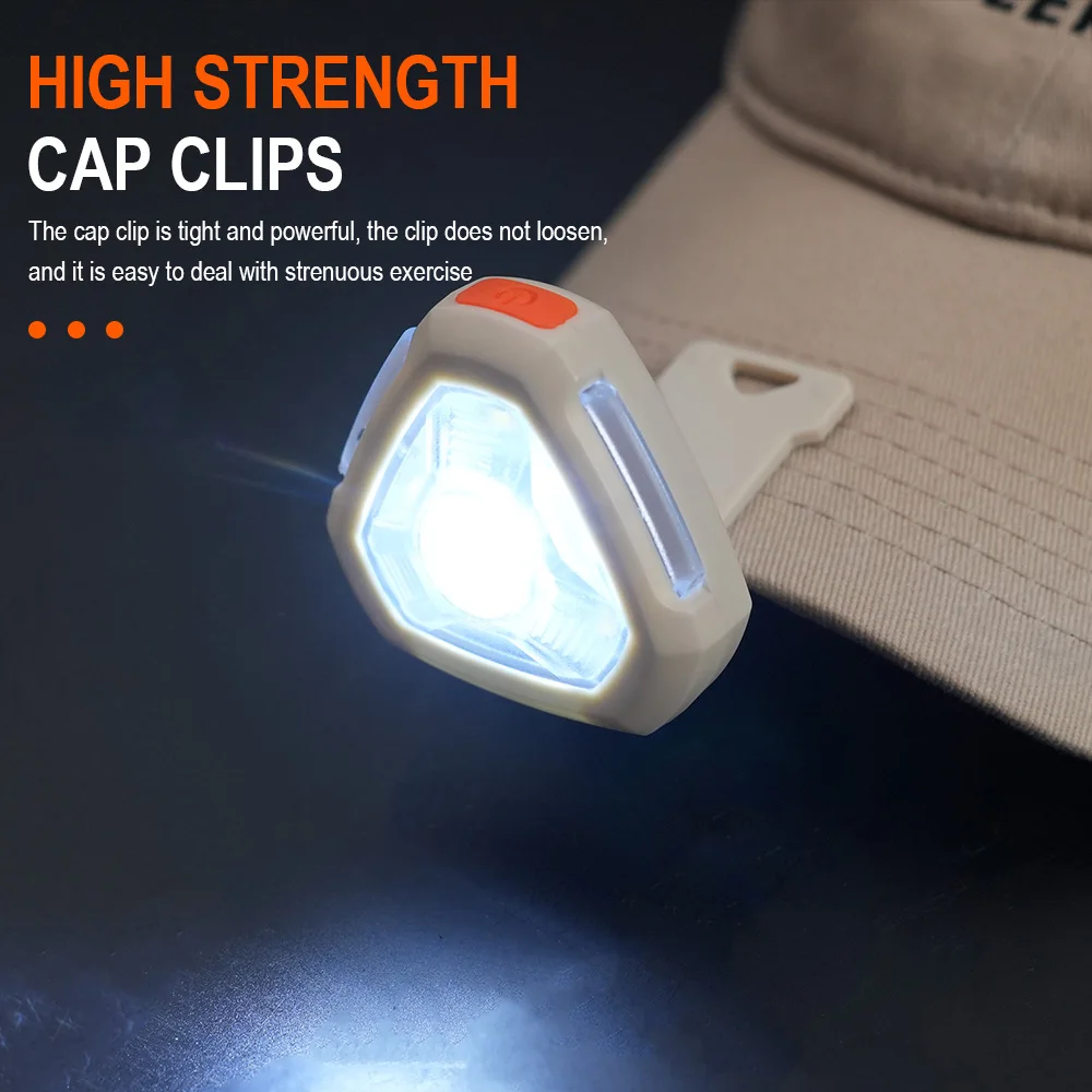 BORUiT 300LM Cap Clip LED Head - Aquatic Sports Hat ulasan dan harga