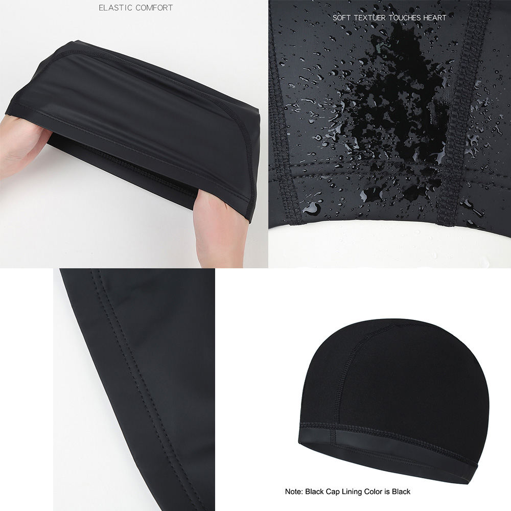 Unisex PU Waterproof Swim Cap  - Aquatic Sports Hat ulasan dan harga