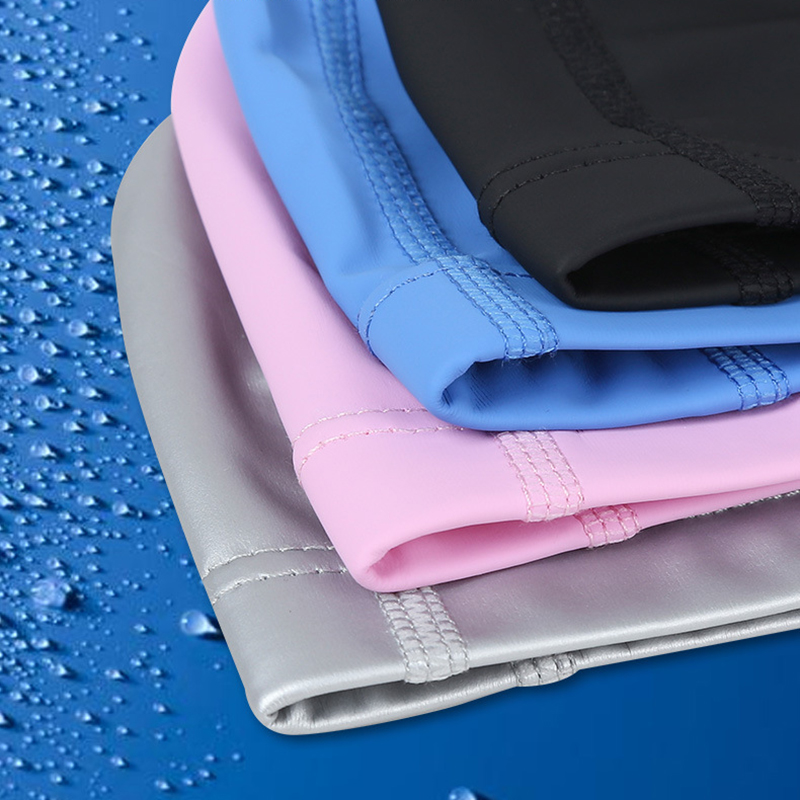 Unisex PU Waterproof Swim Cap  - Aquatic Sports Hat ulasan dan harga