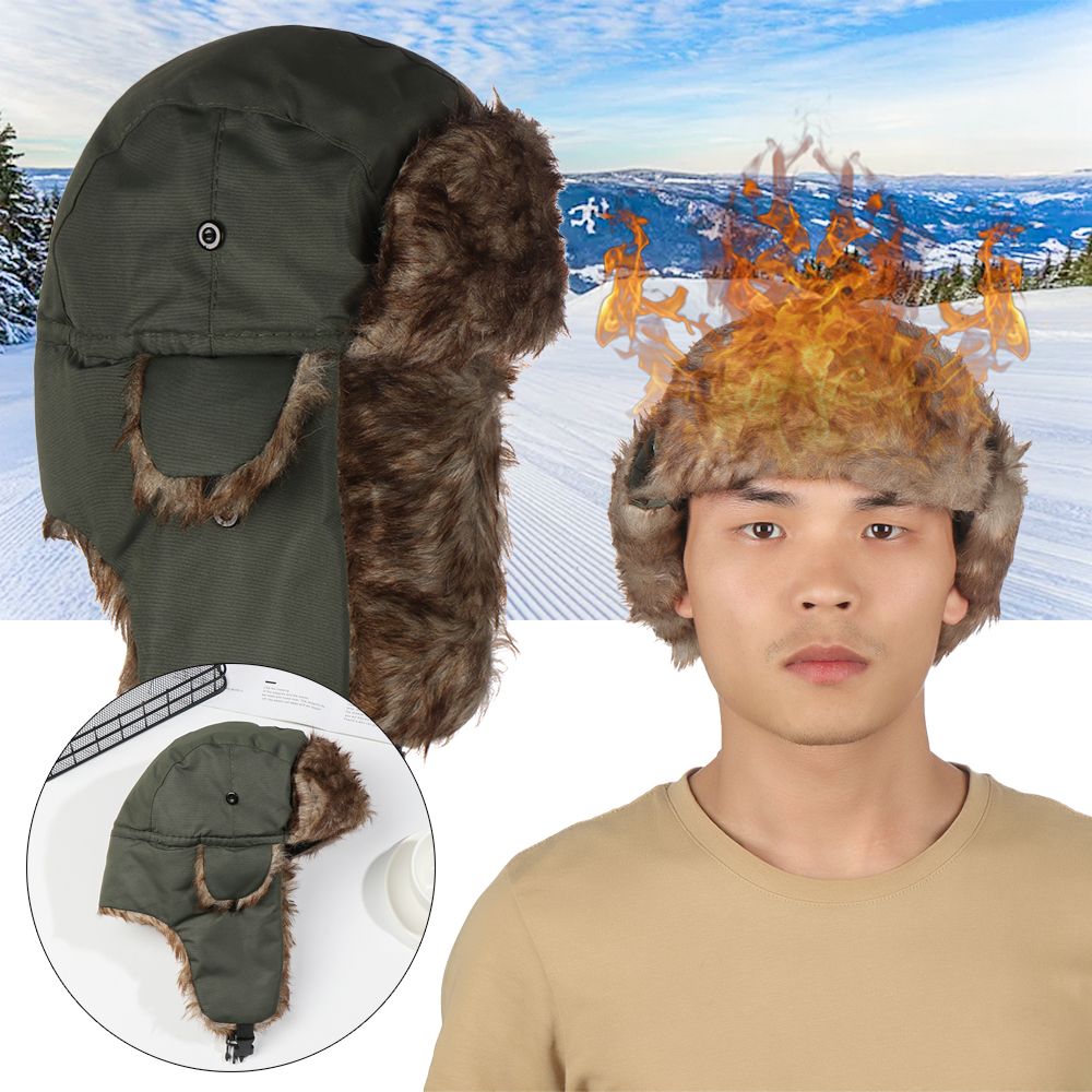 Men's Winter Trapper Aviator T - Aquatic Sports Hat ulasan dan harga