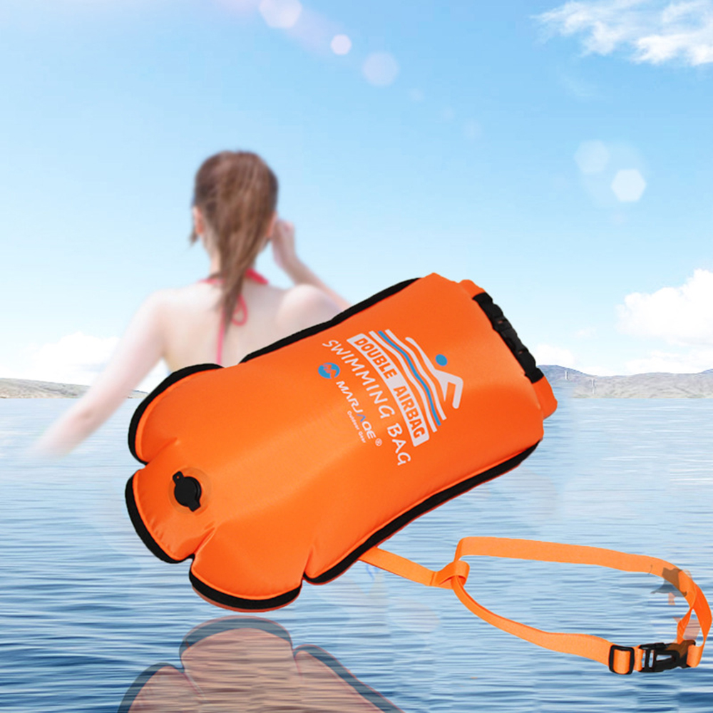 Inflatable Open PVC Swimming B - Swim Buoy Open Water ulasan dan harga
