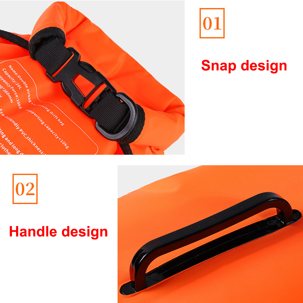 Inflatable Open PVC Swimming B - Swim Buoy Open Water ulasan dan harga