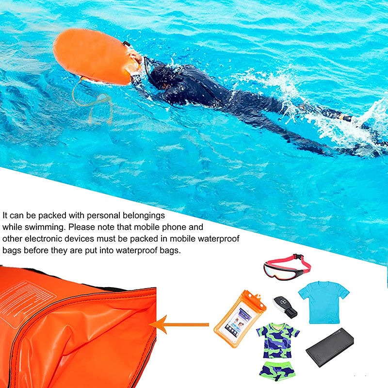 20L Waterproof Inflatable Swim - Swim Buoy Open Water ulasan dan harga